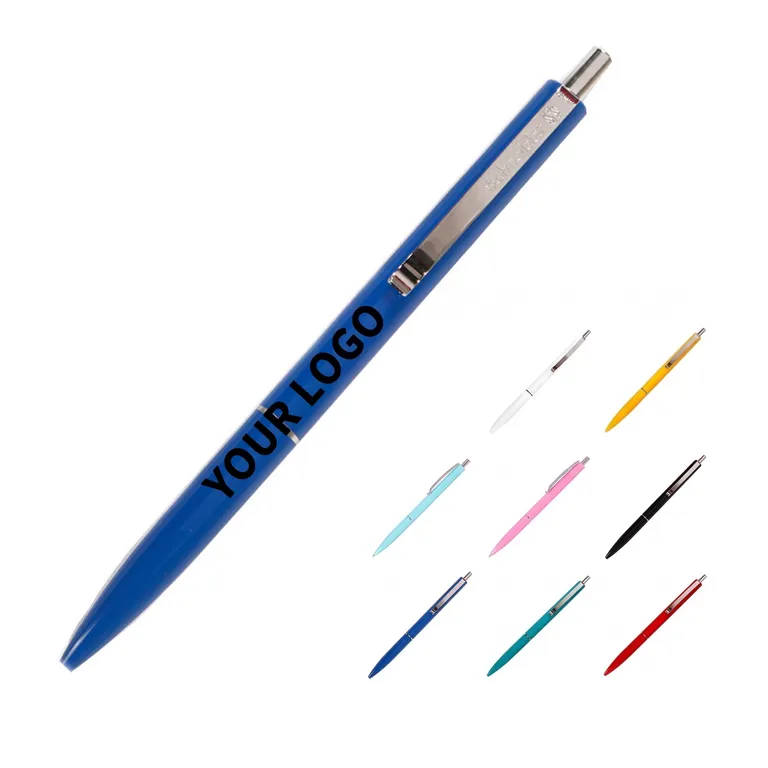 Slim Plastic Ballpoint Pen with Metal Clip · IMPOFF016 · image 1