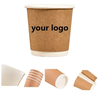 Smooth Kraft Outer-Wall Paper Beverage Cup