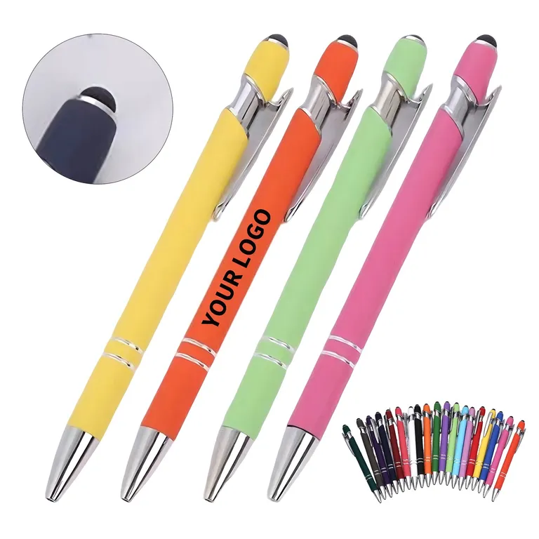 Metal Ballpoint Pen with Touchscreen Stylus — IMPOFF143 · IMPOFF143 · image 1