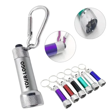 Mini Five-LED Keychain Light with Clip