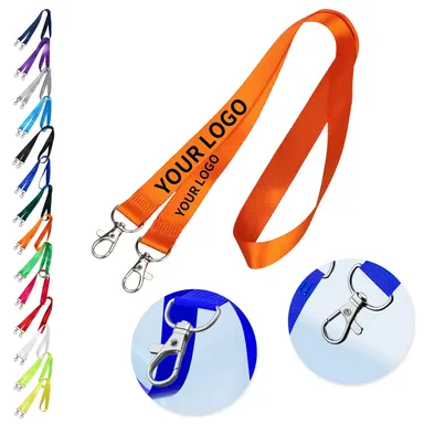 Polyester Lanyard with Attachment Options