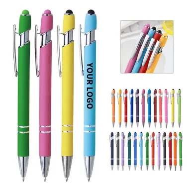 Two-in-One Metal Stylus Ballpoint Pen