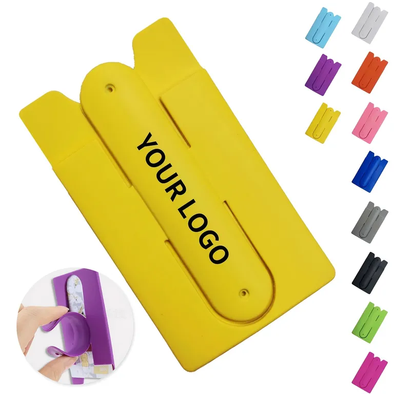 Silicone Phone Wallet with Flexible Grip Tab · IMPPHO052 · image 1