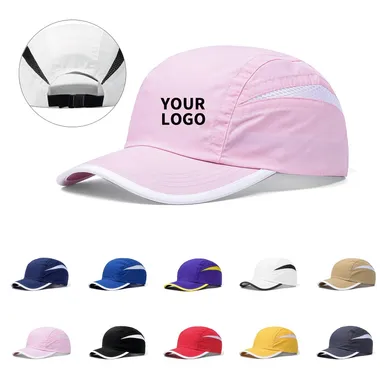 Lightweight Nylon-Blend Running Hat
