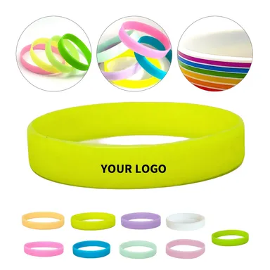 Glow-Style Silicone Wristband for Event Imprint