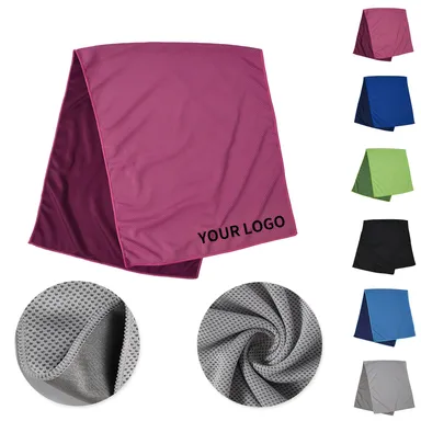Microfiber Sports Towel with Bound Edges