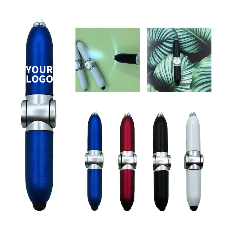 LED Ballpoint Pen with Spinner · IMPOFF099 · image 1