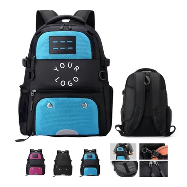 Sports Backpack with Front Ball-Carry Panel