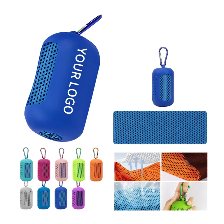Cooling Towel with Silicone Carry Case and Clip · IMPOUT025 · image 1