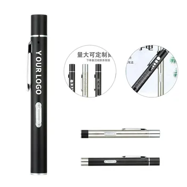 USB-Rechargeable Stainless Steel Penlight