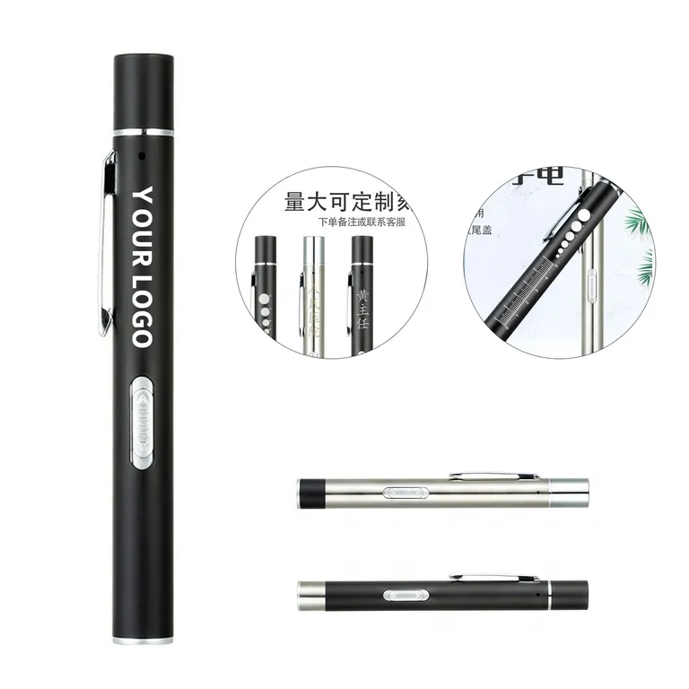 USB-Rechargeable Stainless Steel Penlight · IMPTOO032 · image 1