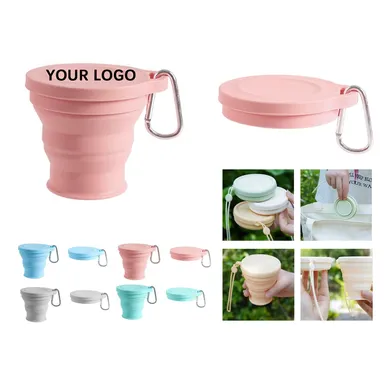 Collapsible Silicone Cup with Carry Clip