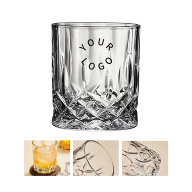 7 oz. Diamond-Pattern Whiskey Glass