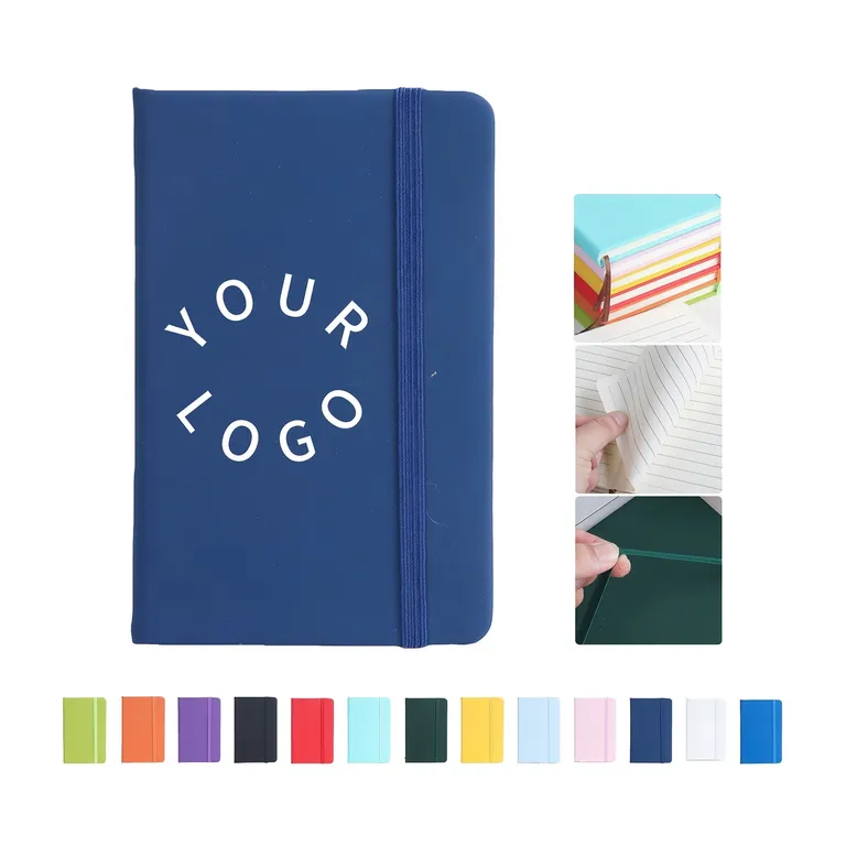 A5 Hardcover Lined Notebook with Elastic Closure · IMPOFF159 · image 1