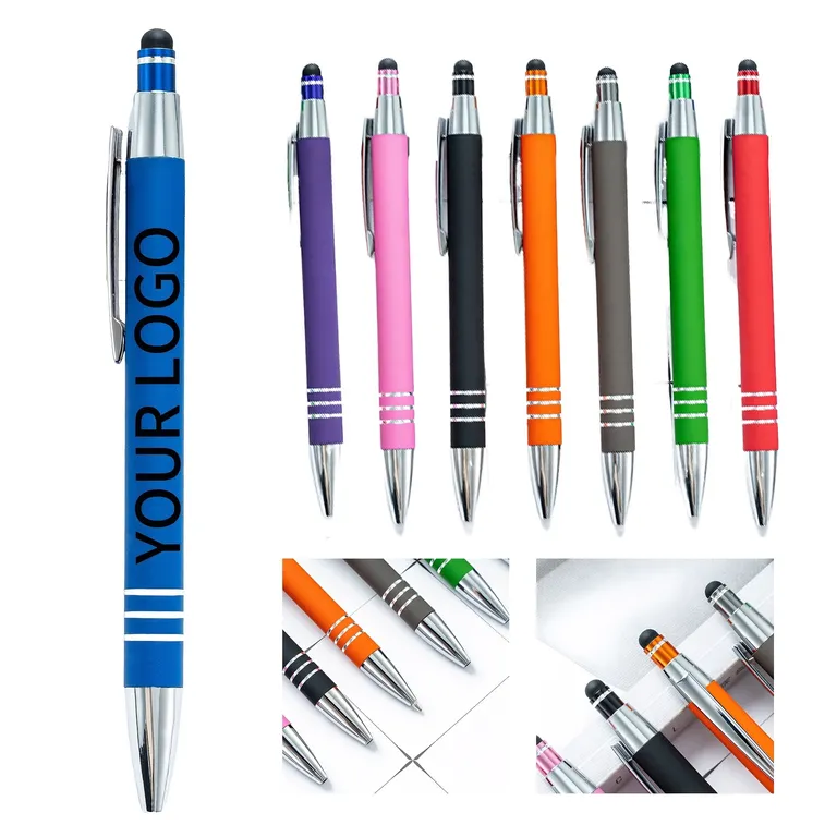 Metal Ballpoint Pen with Touchscreen Stylus · IMPOFF045 · image 1