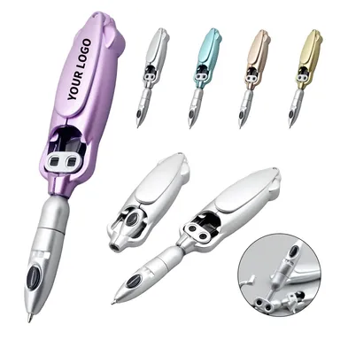 Shape-Changing Novelty Pen with Black Refill