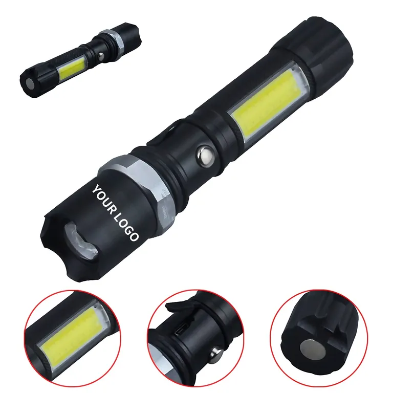 Rechargeable LED Flashlight with Adjustable Focus · IMPTOO006 · image 1