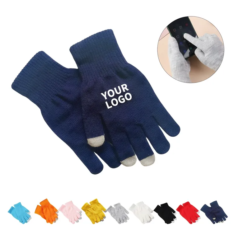 Acrylic Knit Touchscreen Glove Pair · IMPAPP009 · image 1