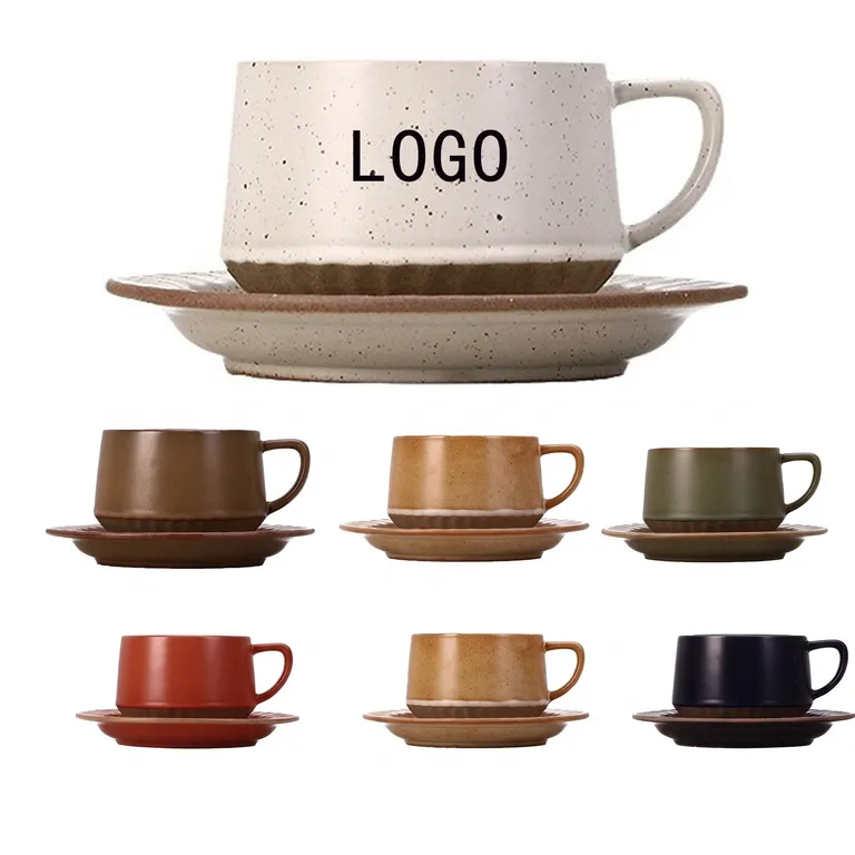 Stoneware Coffee Cup and Saucer Set · IMPDRI025 · image 1