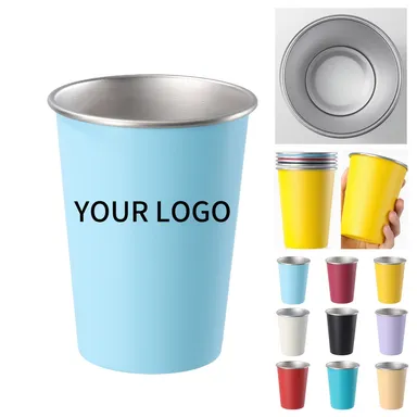 12 oz. Stainless Steel Camping Cup