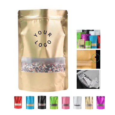 Resealable Stand-Up Pouch with Clear Window
