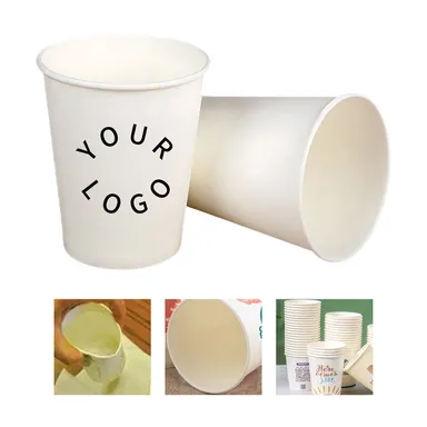 8 oz. Paper Cup with Wraparound Print Area