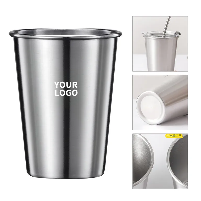 12 oz. Stainless Steel Pint Cup · IMPDRI093 · image 1
