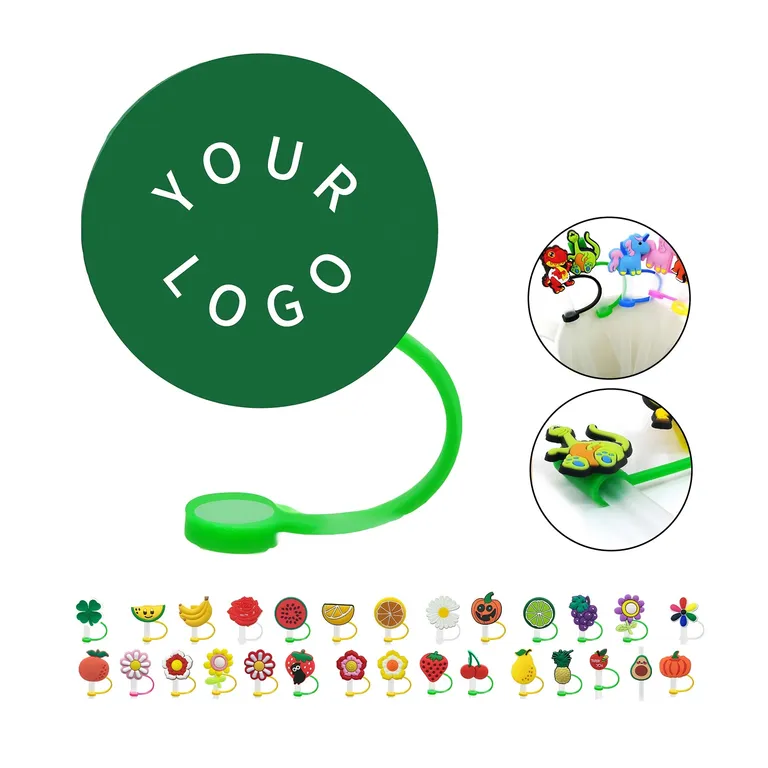 PVC Straw Topper with Fruit and Flower Designs · IMPDRI118 · image 1