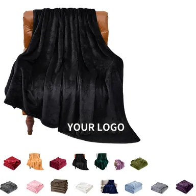 Soft Flannel Throw Blanket