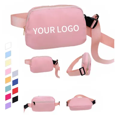 Nylon Waist Bag with Adjustable Belt