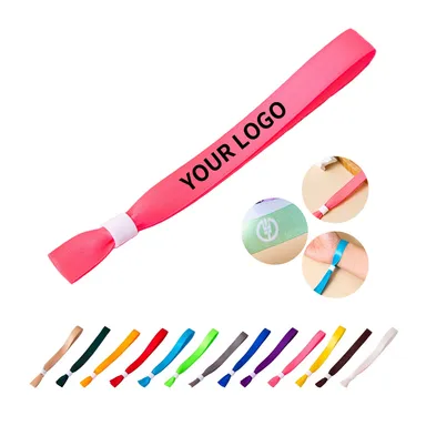 Adjustable Fabric Event Wristband with Lock