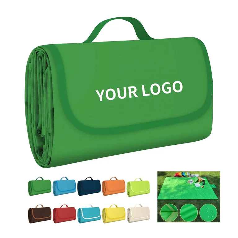Folding Picnic Blanket with Carry Flap and Handle · IMPACC058 · image 1