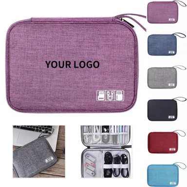 Nylon Tech Organizer Case with Wrist Strap