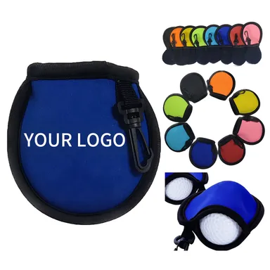 Golf Ball Cleaning Pouch with Attachment Clip