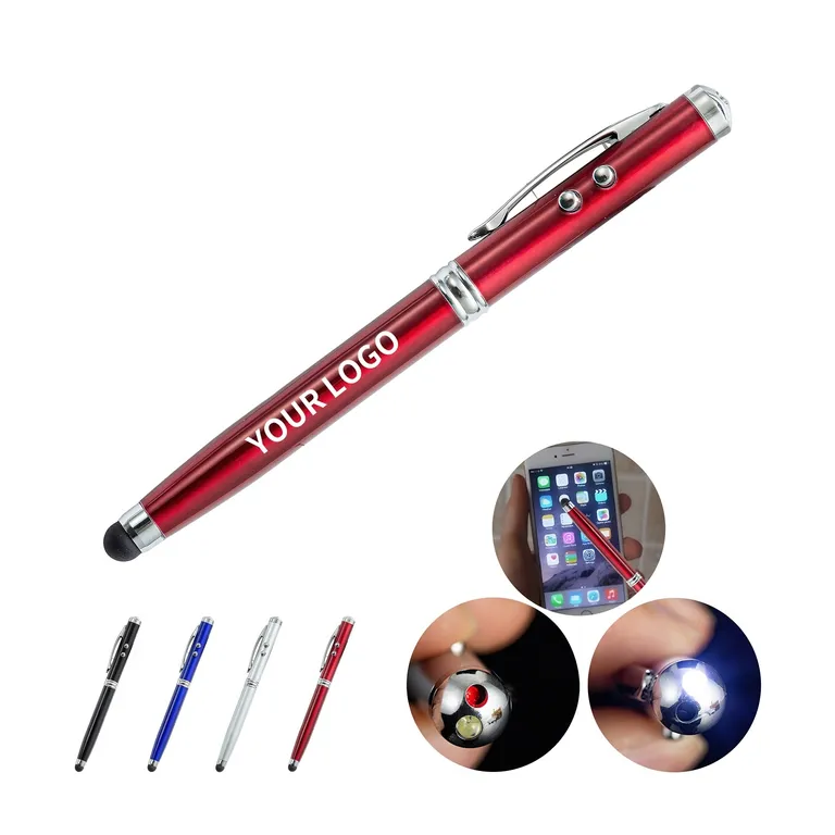 Four-Function Pen with Stylus and Presentation Light · IMPOFF050 · image 1