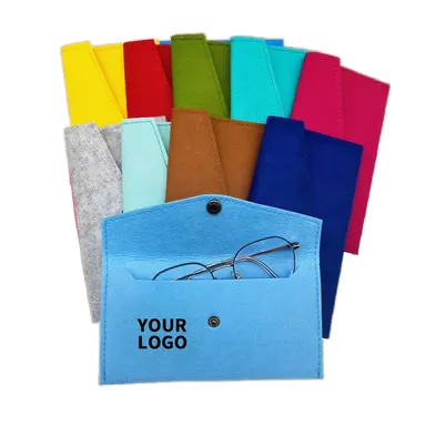 Felt Storage Pouch with Snap Closure