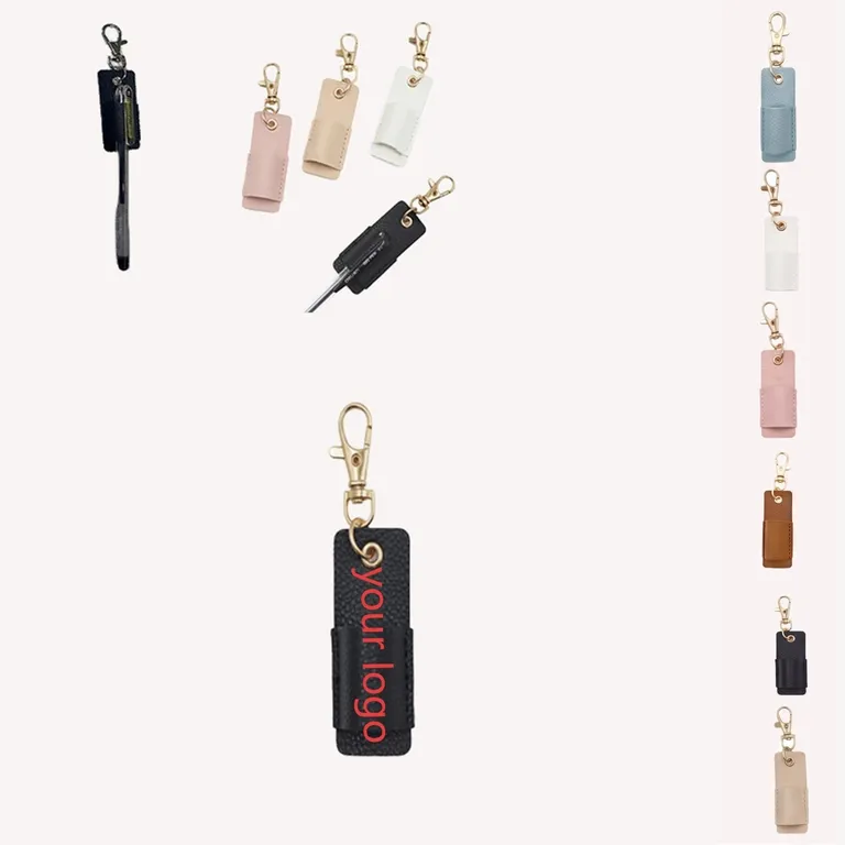 Pebbled Leather Pen Pouch with Swivel Clasp · IMPBAG014 · image 1