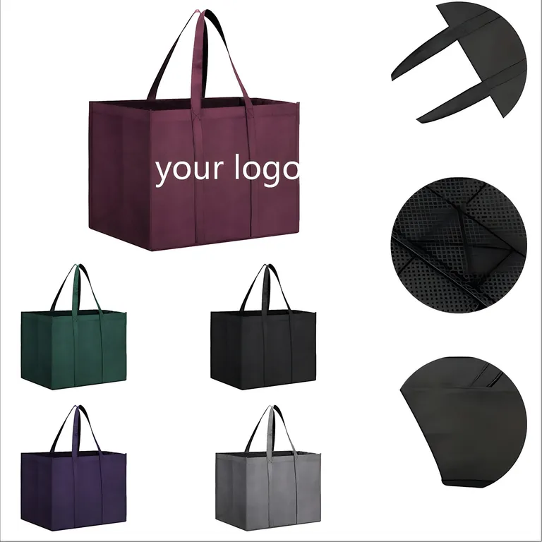 Nonwoven Shopping Tote with Long Reinforced Handles · IMPBAG143 · image 1