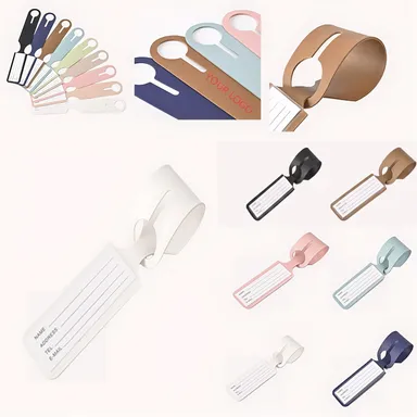 Pastel PVC-Composite Luggage Tag