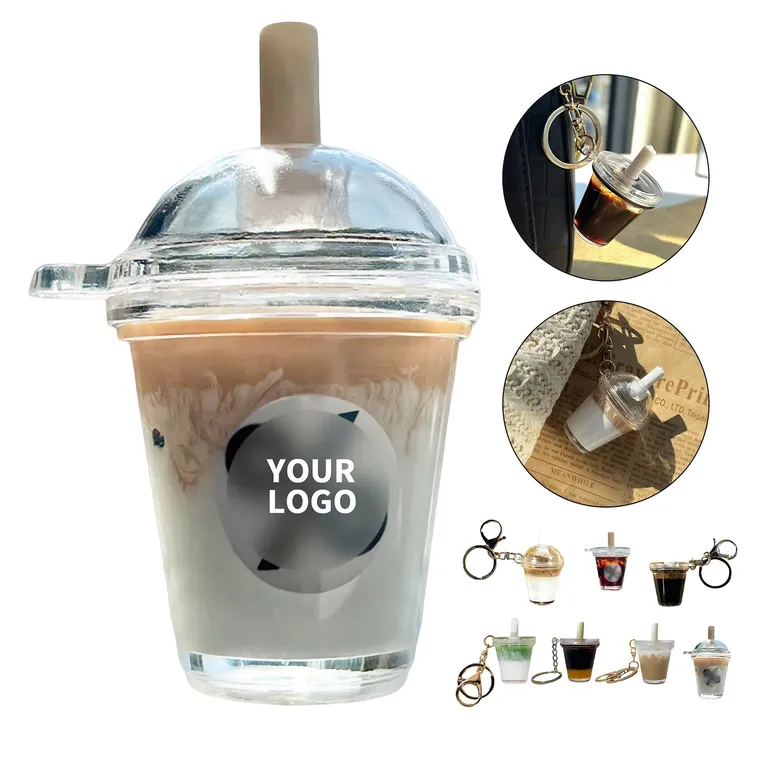 Mini Coffee-Cup Novelty Keychain or Magnet · IMPACC015 · image 1