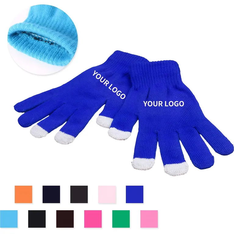 Acrylic Knit Touchscreen Gloves for Full-Color Imprint · IMPAPP037 · image 1
