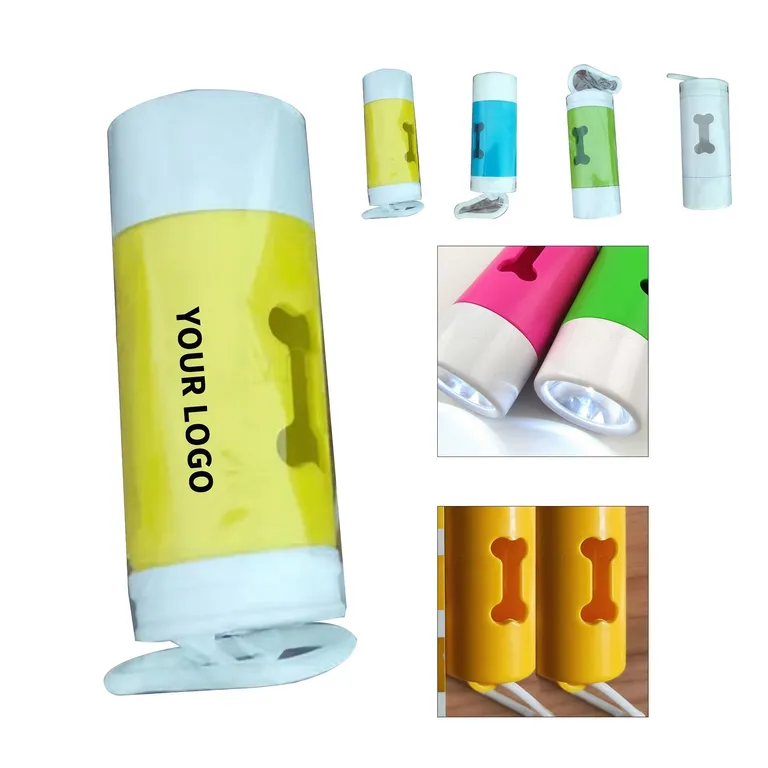 Pet Waste Bag Dispenser with Flashlight and Clip · IMPPET001 · image 1