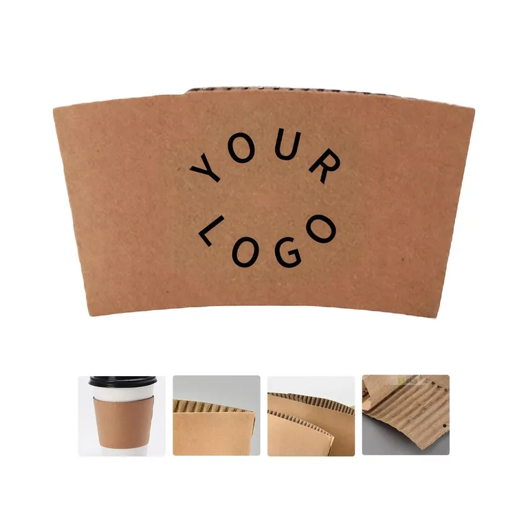 Corrugated Kraft Paper Cup Sleeve · IMPDRI134 · image 1