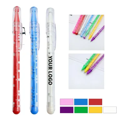 Clear Maze Puzzle Ballpoint Pen