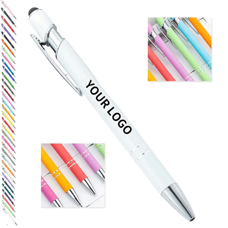 Metal Retractable Stylus Ballpoint Pen · IMPOFF091 · image 1