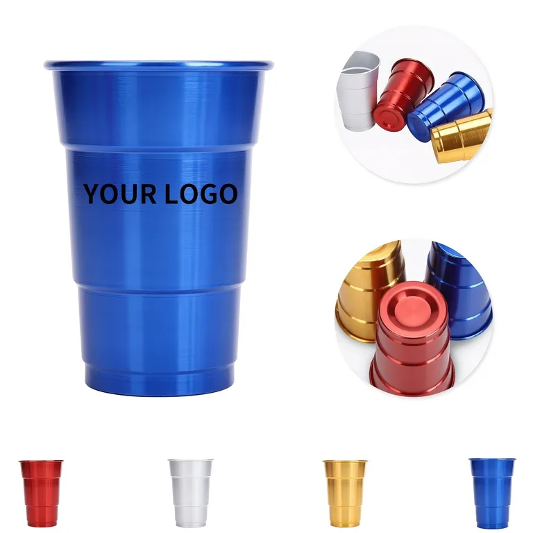 16 oz. Aluminum Cup with Stepped Sides · IMPDRI125 · image 1