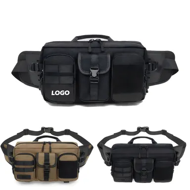 Multi-Compartment Waist Pack with Front Pockets