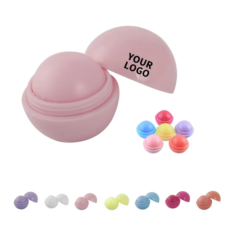 Round Lip Balm in a Twist-Open Plastic Shell · IMPWEL010 · image 1