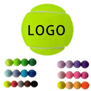 Felt-Covered Practice Tennis Ball