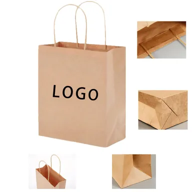 Kraft Shopper Bag with Twisted Paper Handles